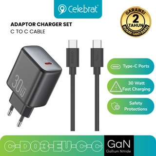 Charger Set (EU) Type-C With (C to C) 30W Cable
