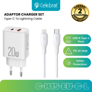 Charger Set (EU) A+C Port With (C to L) 20W Cable