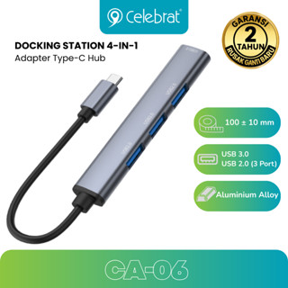 Docking Station OTG Adapter 4-in-1 Type-C Plug Hub
