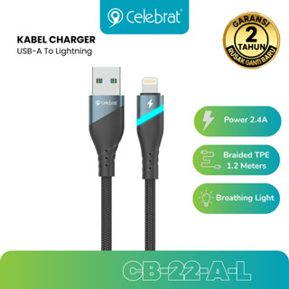 Cable Charging 2.4A USB-A to Lightning 1.2M