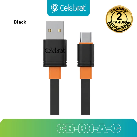 Cable Charging PVC 3A USB-A to Type-C 1M