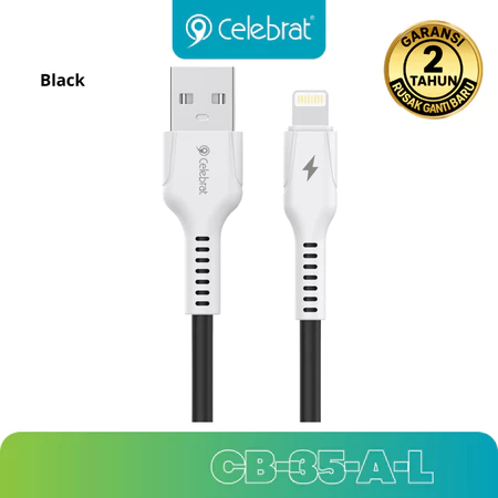 Cable Charging Silicone 3A USB-A to L 1M