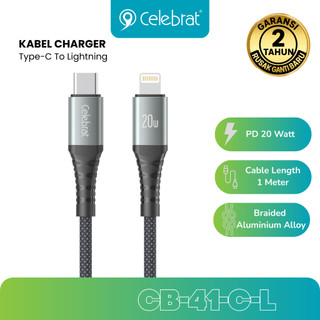 Cable Charging Braided 20W C to L 1M