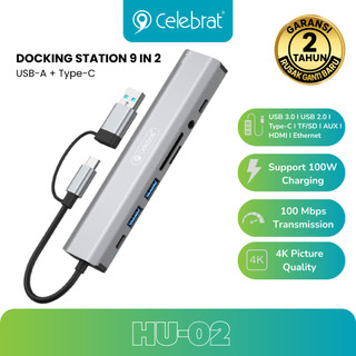 Docking Station 9-in-1 USB C Plug Hub